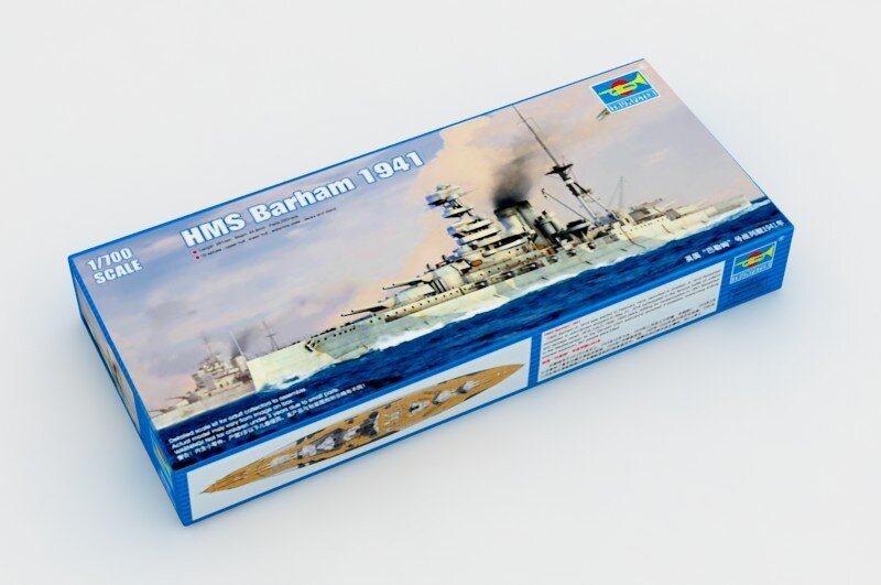 HMS BARHAM 1941 1:700