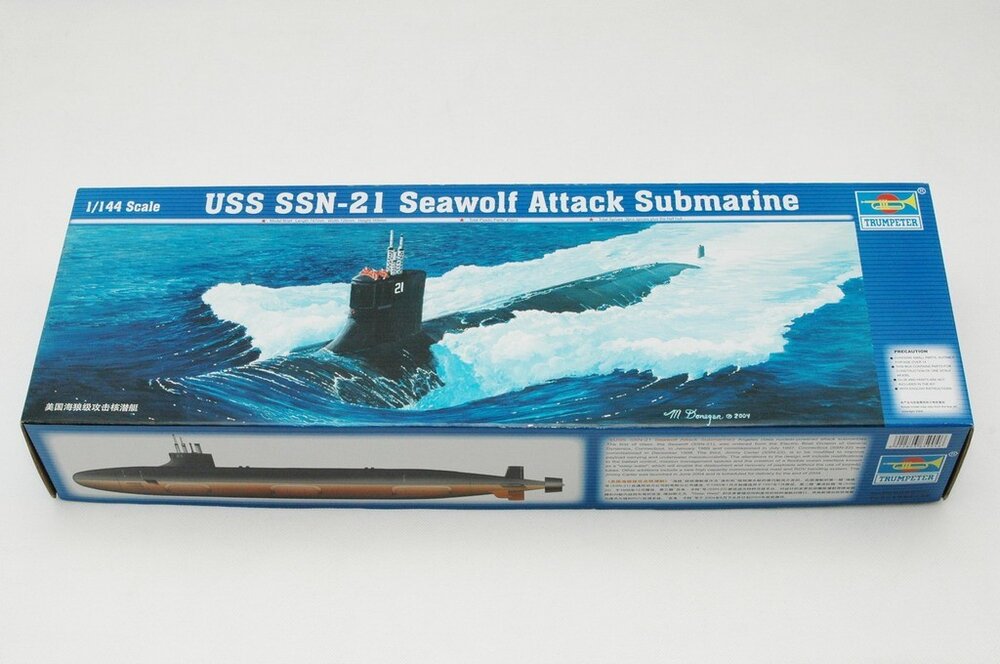 USS SSN-21 SEA WOLF 1:144