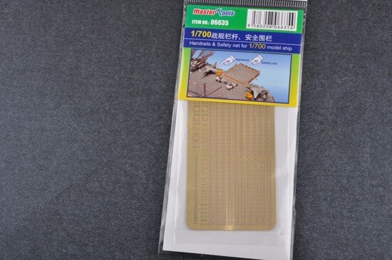 Handrails & Safety net for 1/350 model ship