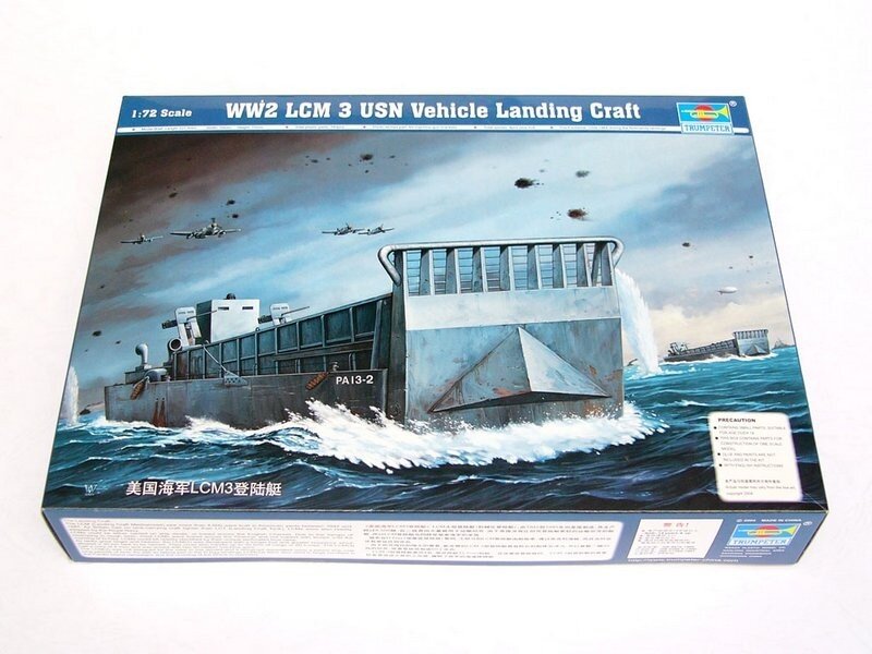 WWII US NAVY LCM 3 1:72