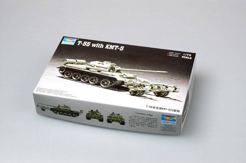 T-55 WITH KMT-5 1:72