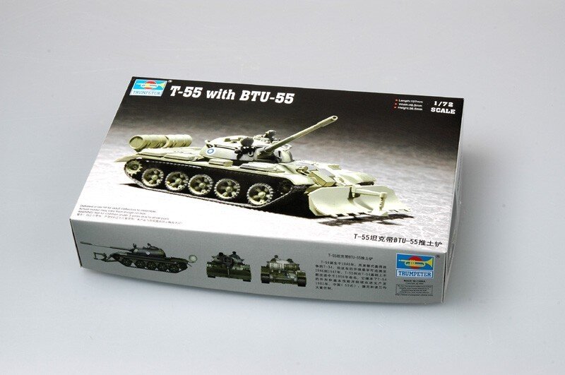 T-55 WITH BUT-55 1:72