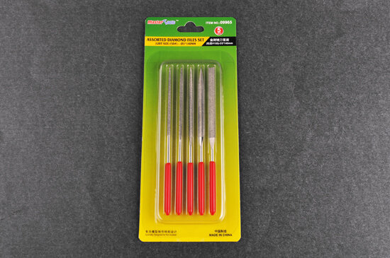Ass. Diamond files set (Grit size:150#)