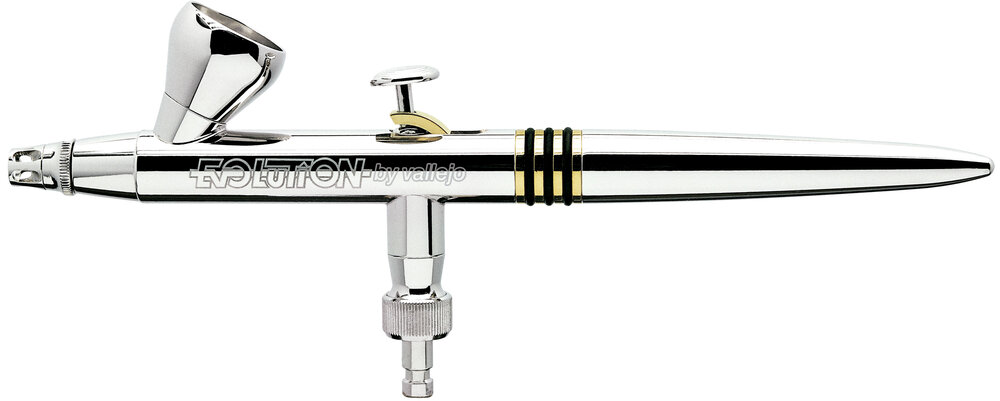 Evolution by Vallejo two in one - Nozzle Set 0.2 + 0.4 mm, Cup 2 + 5 ml