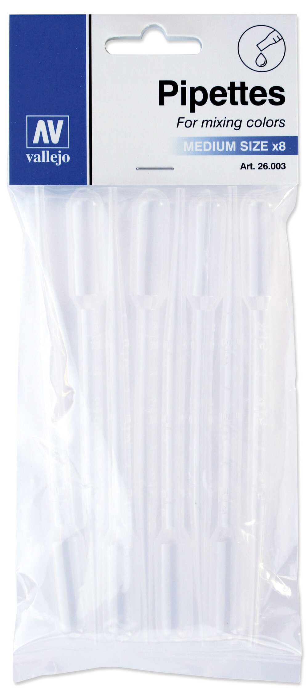 Pipettes Medium Size (8) 8x3ml.
