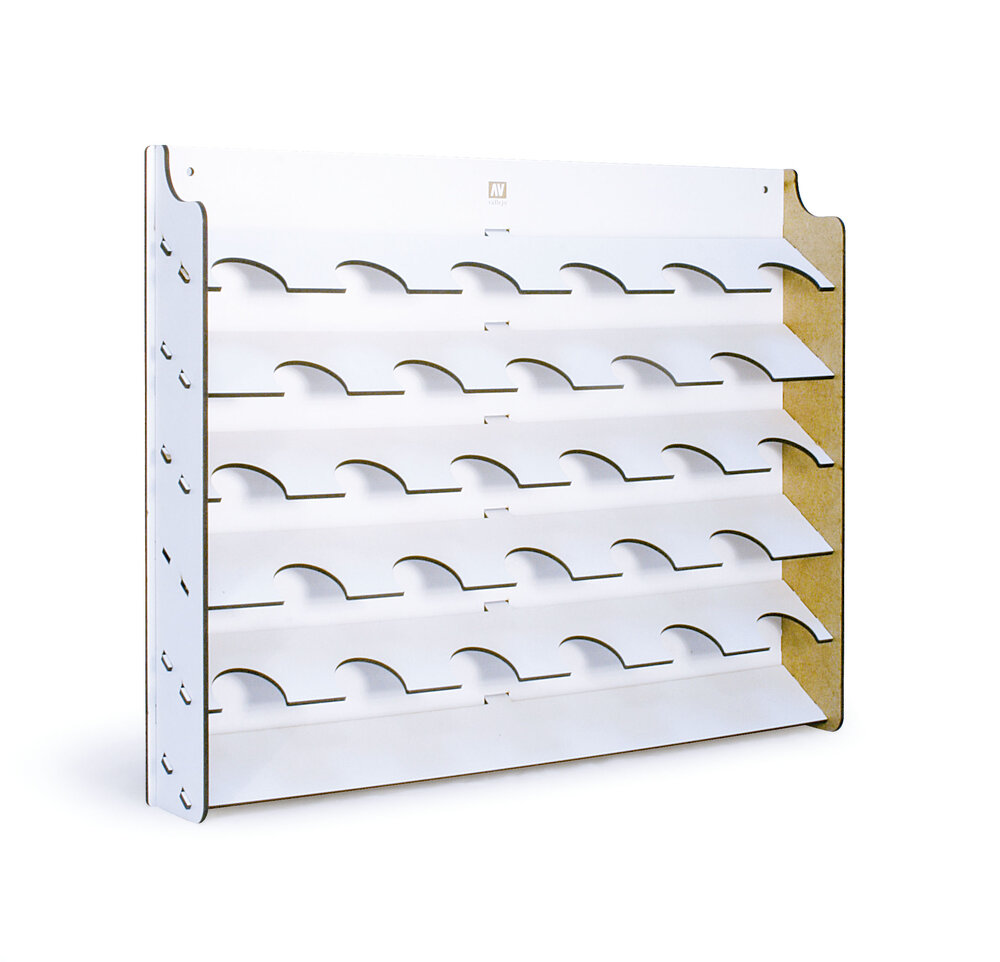 Wall Mounted Paint Display for 35 and 60 ml bottles