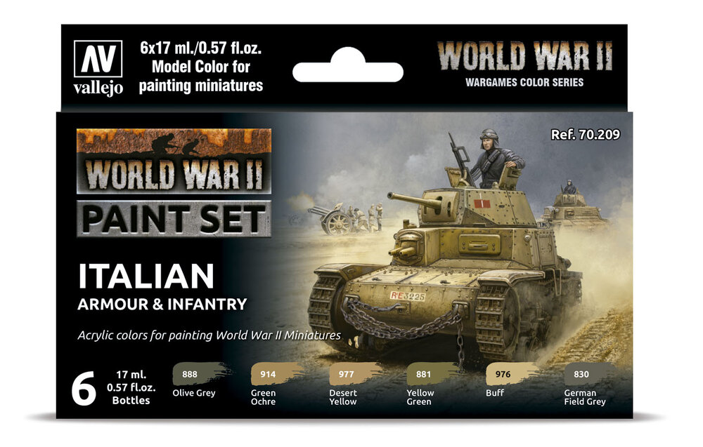 WWII Italian Armour & Infantry