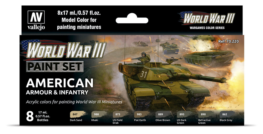 WWIII American Armour & Infantry