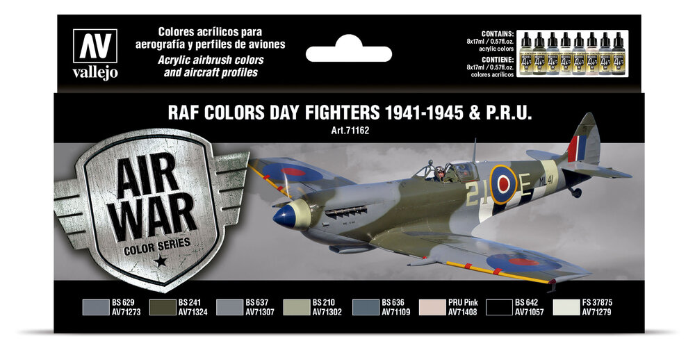 RAF COLORS  DAY FIGHTERS 1941-'45 & P.R.U.