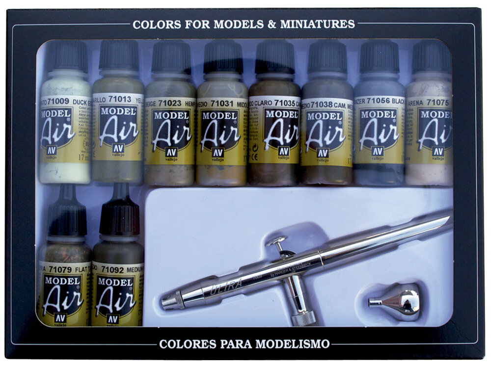 Camouflage Colors (10) + Airbrush