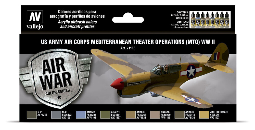 US Army Air Corps Mediterranean Theater Op. (MTO) WWII