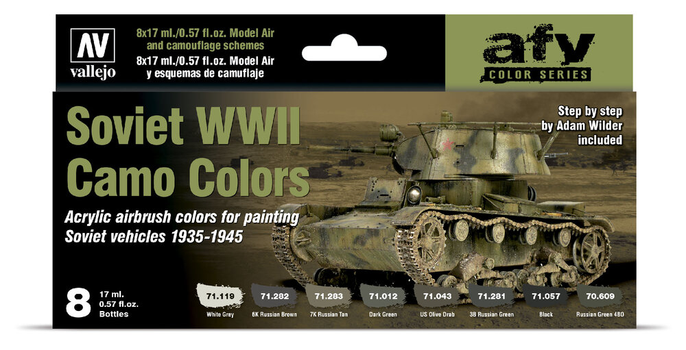 Soviet WWII Camo Colors (8) by Adam Wilder