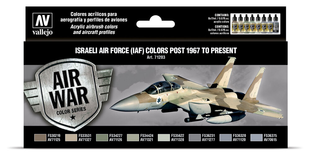 Israeli Air Force (IAF) Colors Post 1967 To Present (8)