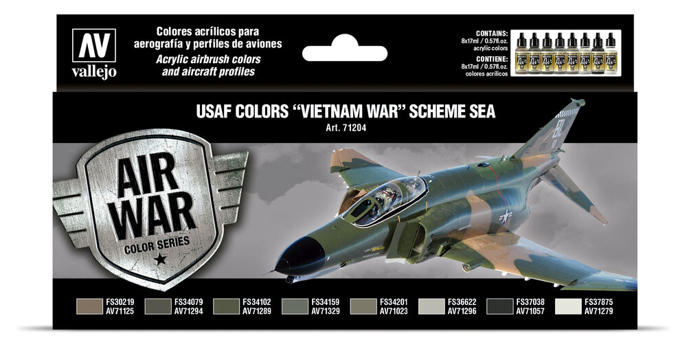 USAF Colors Vietnam War Scheme Sea (8)