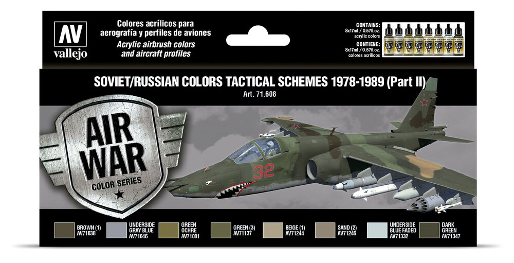 Soviet / Russian colors Tactical Schemes 1978-1989 (Part II)