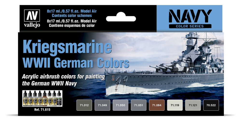 Kriegsmarine WWII German Colors