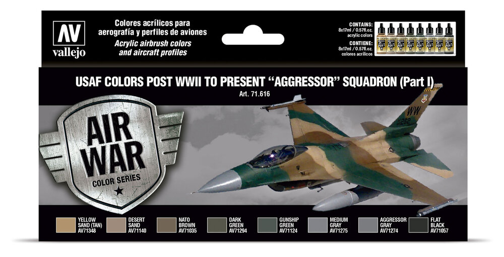 USAF colors post WWII to present Aggressor Squadron Part I