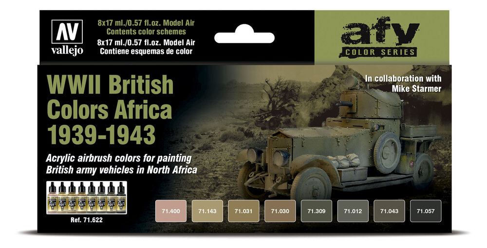 WWII British Colors Africa 1939-1943