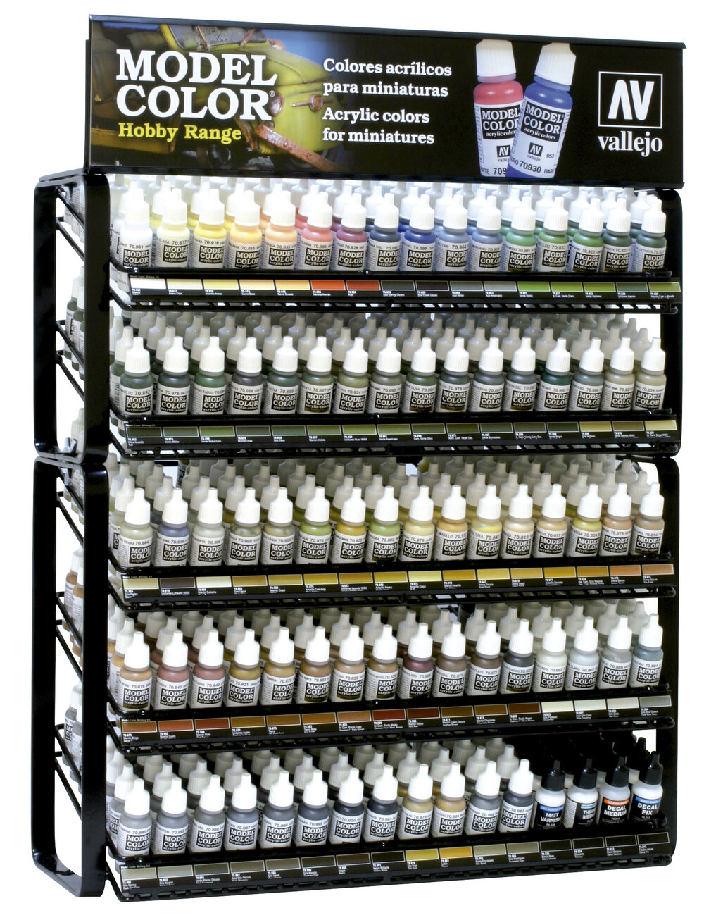 Model Color Hobby Range 80 colors in 17 ml. bottles NU EX735FULL