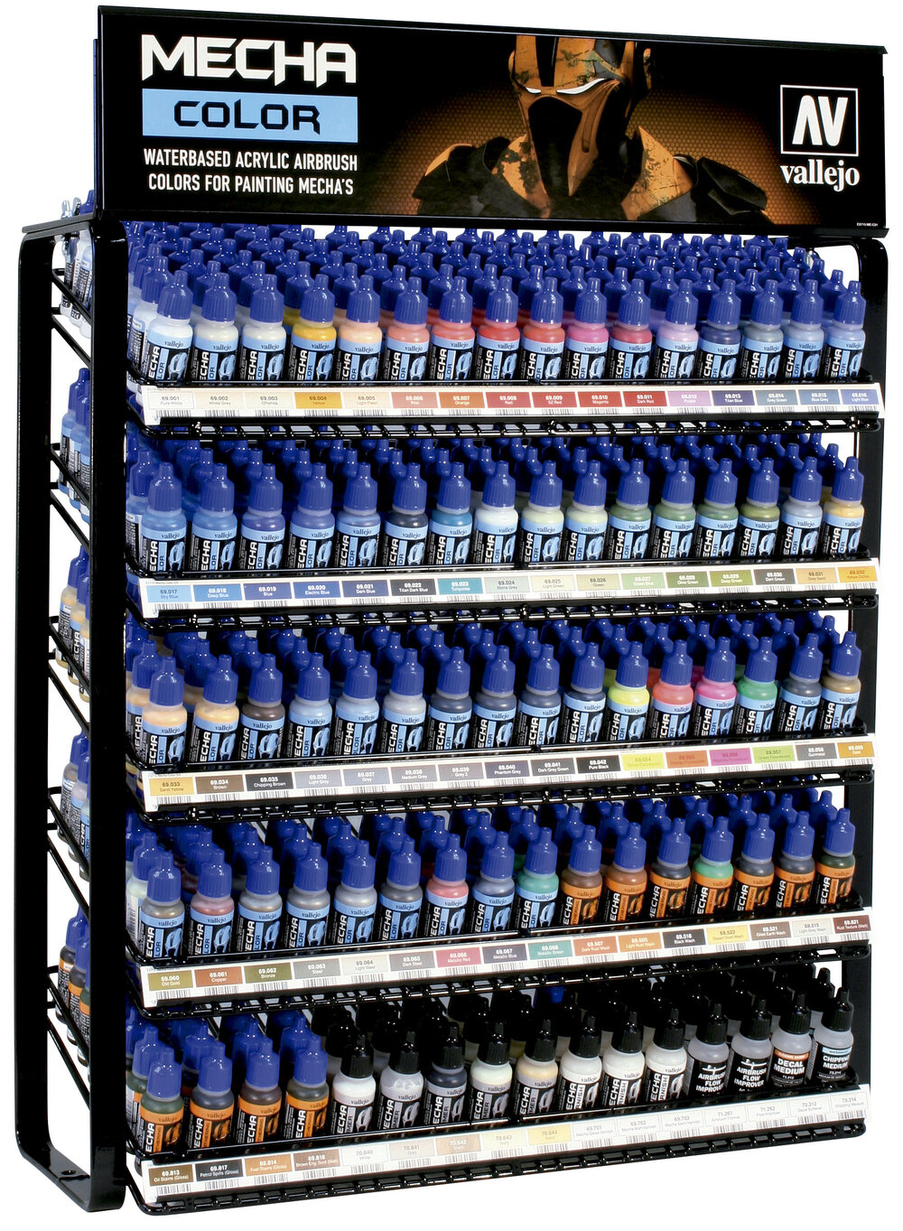 80 colors in 17ml. Bottles