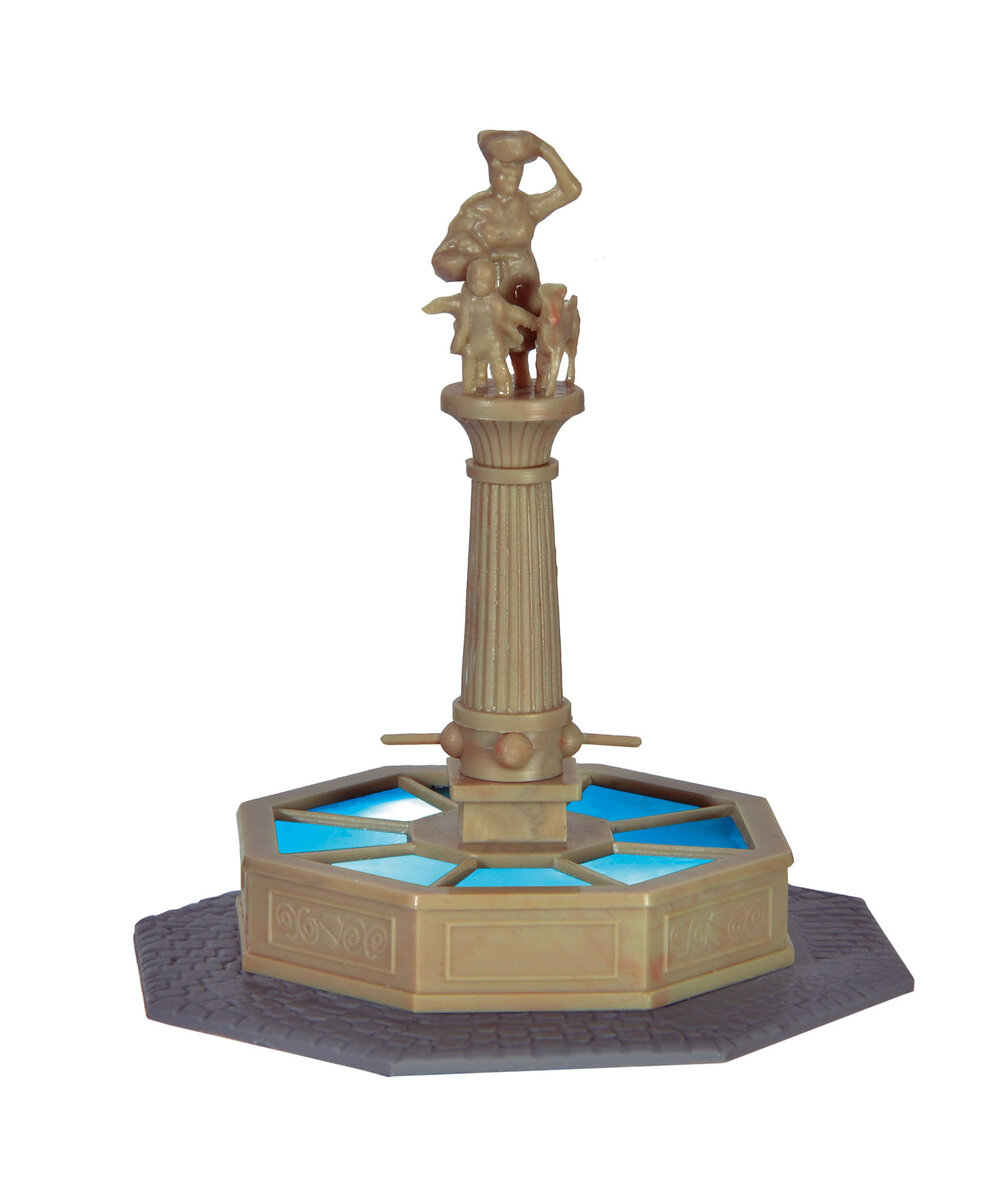 H0 Brunnen mit LED Beleuchtun