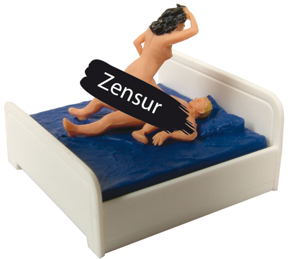 H0 Sexy Liebespaar im Bett