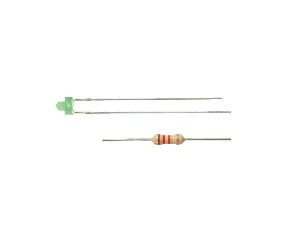 LED gruen D: 1,8 mm, 3 Stueck