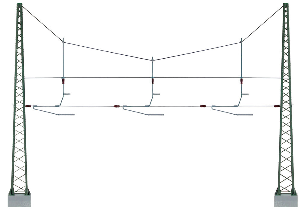 H0 Quertragwerk ue. 3 Gleise