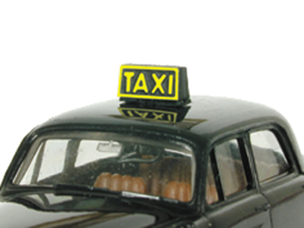 H0 Taxischild mit LED Beleuch