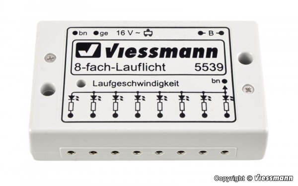 8-fach-Lauflicht
