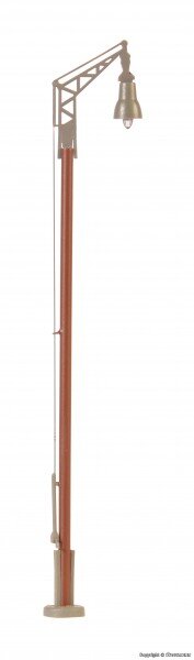 H0 Bahnhofsleuchte+Holzmast