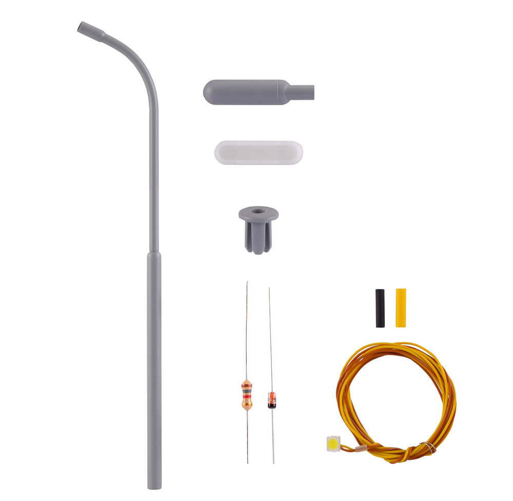 H0 Bausatz Peitschenl., LED