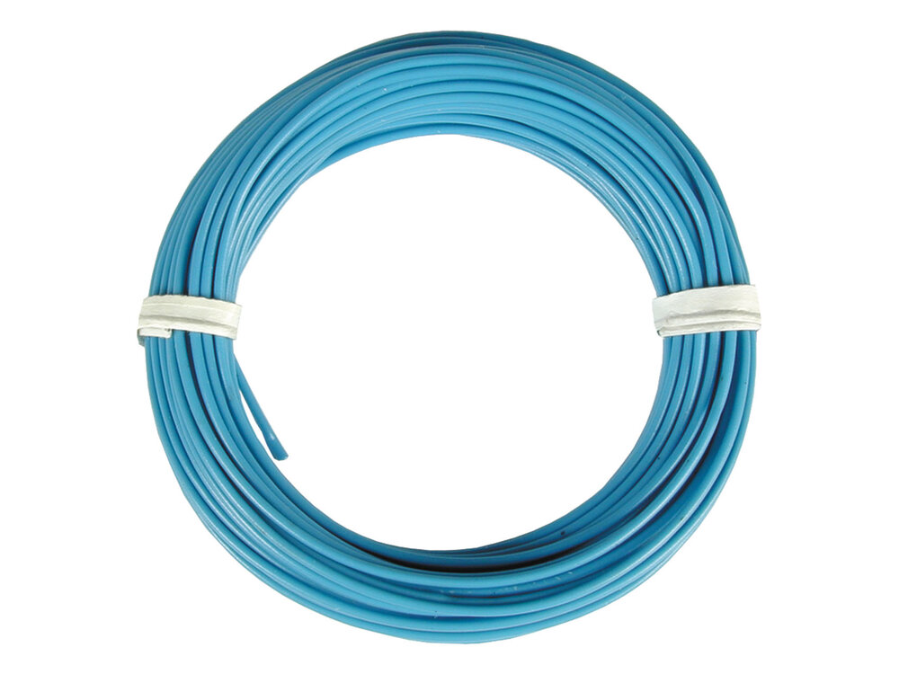 Kabelring, 0,14mm, blau, 10m