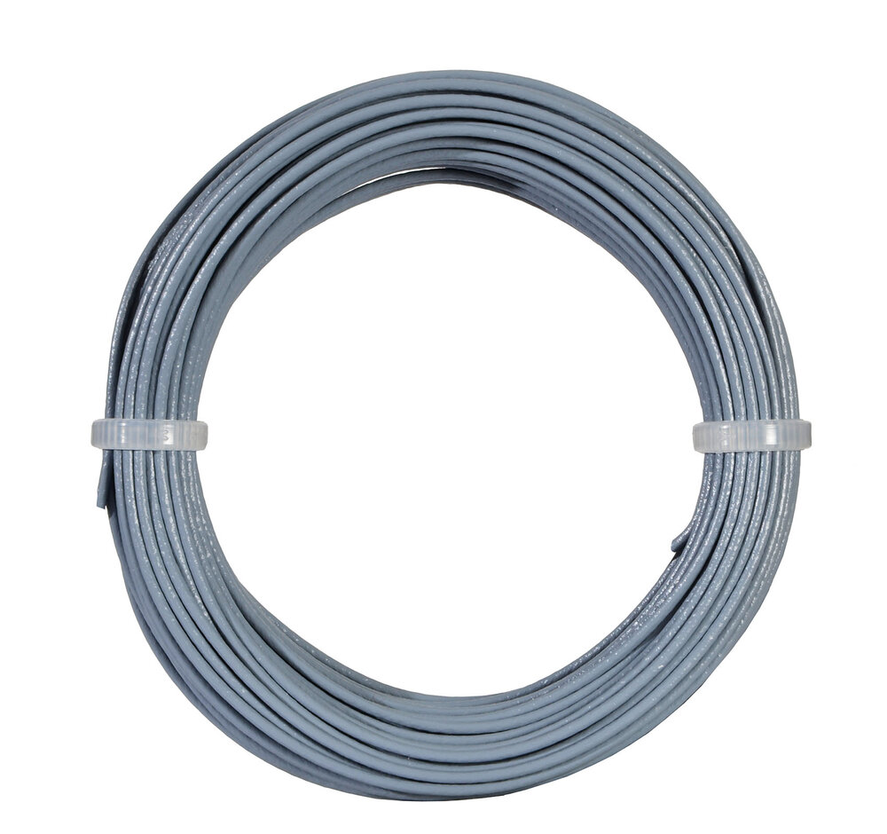 Kabelring, 0,14 mm², grau,10m