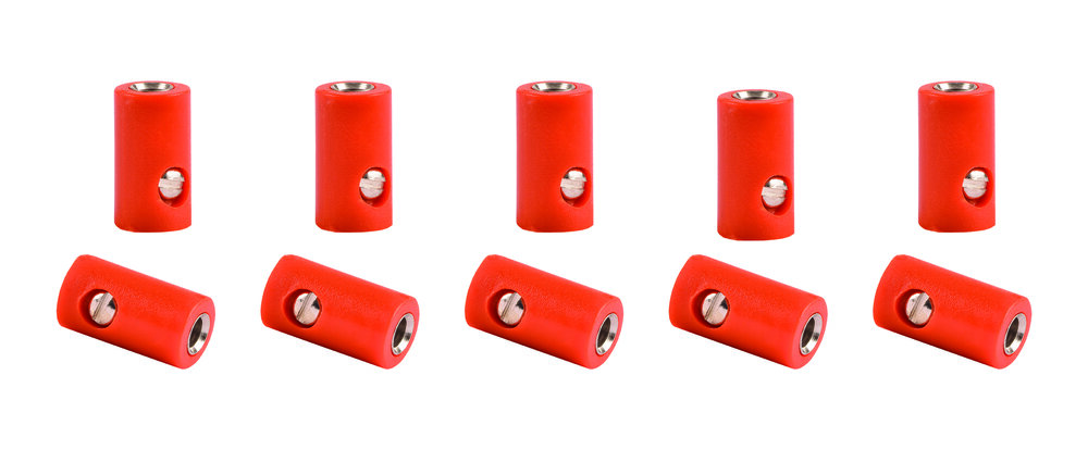 Muffen orange, 10 Stueck
