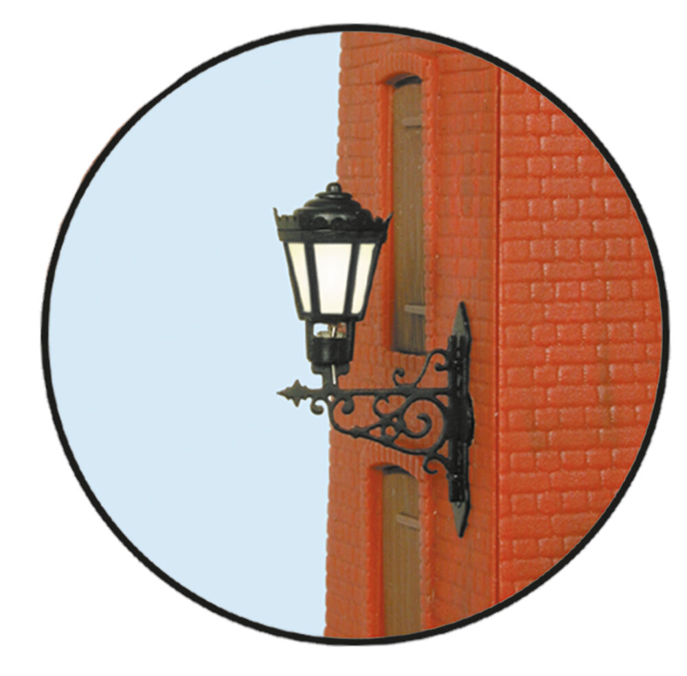 0 Wandlaterne, LED warmweiß