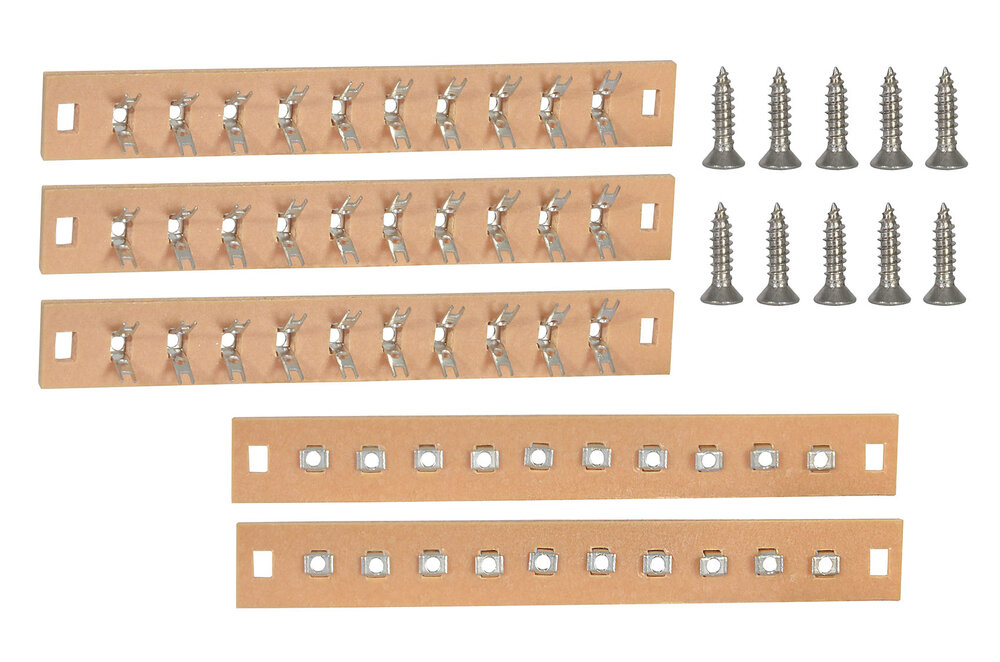 5 Loetleisten mit Schrauben