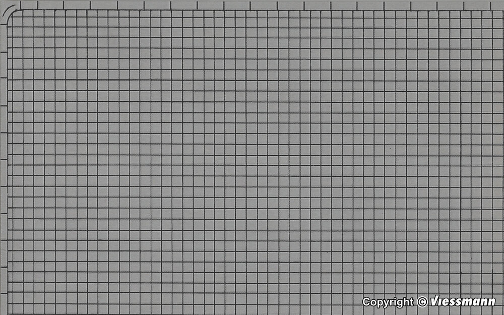 H0 Gehwegplatte aus Karton,10