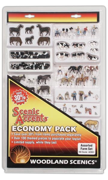 HO Assorted Farm Economy Pk