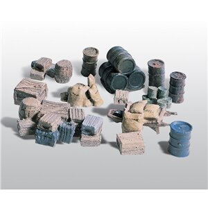 CRATES BARRELS SACKS
