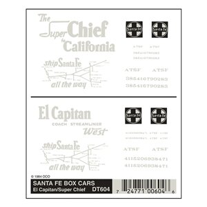 Santa Fe Box Cars - El Capitan/Super Chief