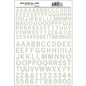 Gothic R.R. White 3/8″, ½″