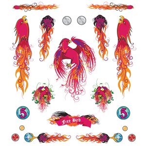 Free Bird Dry Transfer