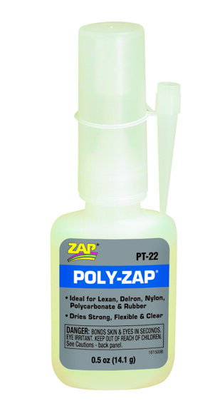 1/2 oz. (14.3 gram) Poly-Zap CA(12)
