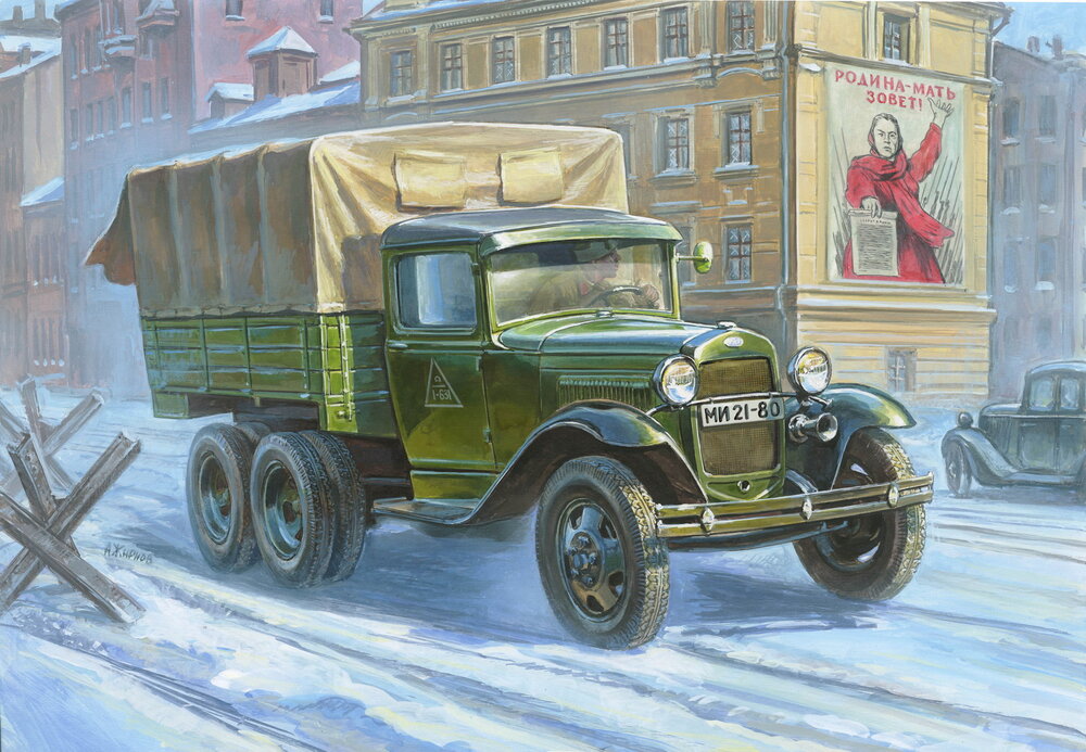 GAZ-AAA Soviet Truck (3-axle)