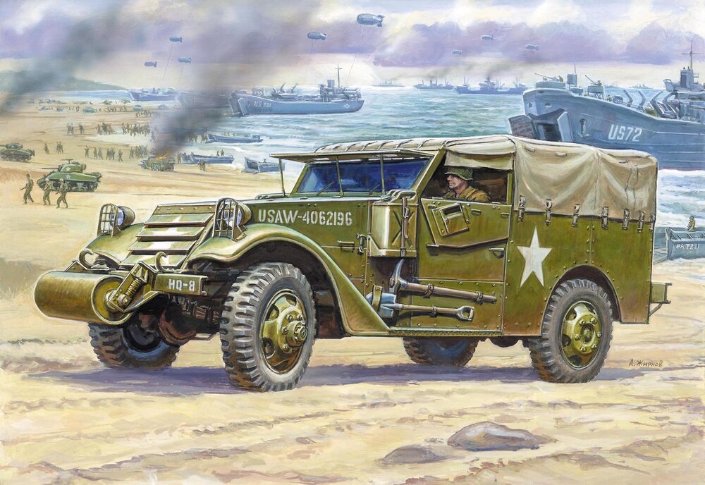 M3 Armored Scout Car with Canvas
