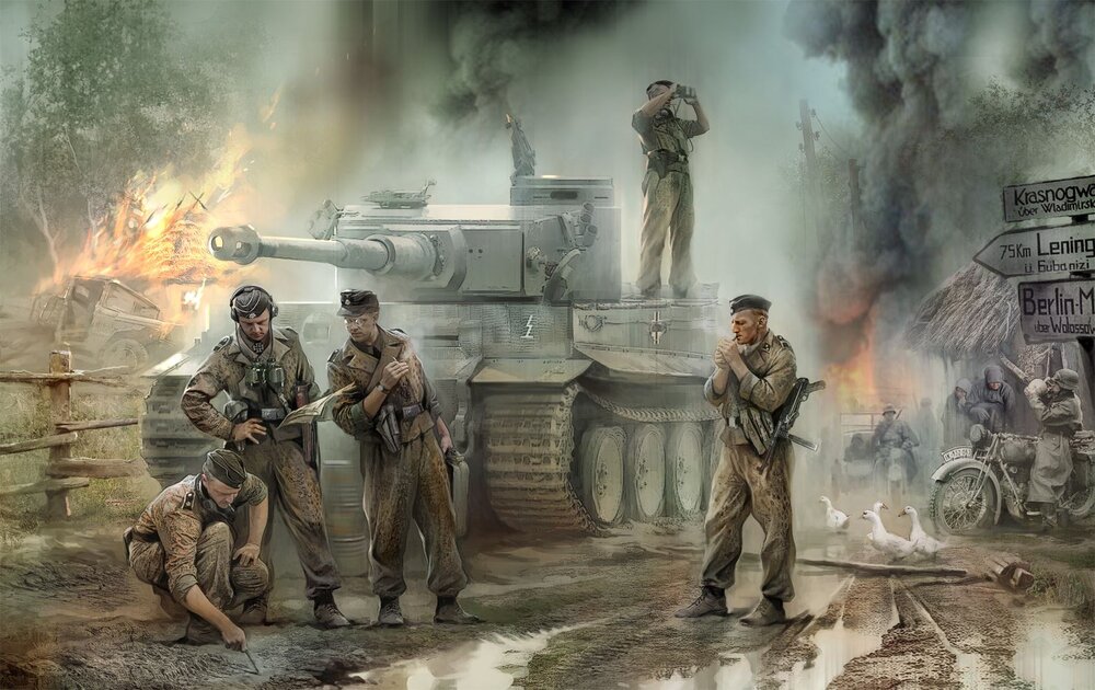 German Tank Crew WWII Late (1943-1945)