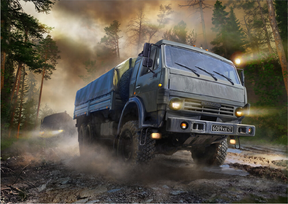 Kamaz Truck 3-axle