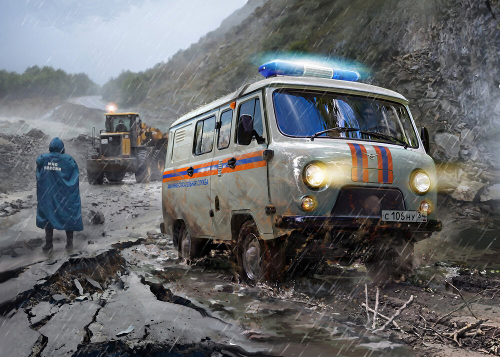 UAZ 3909 Emergency service