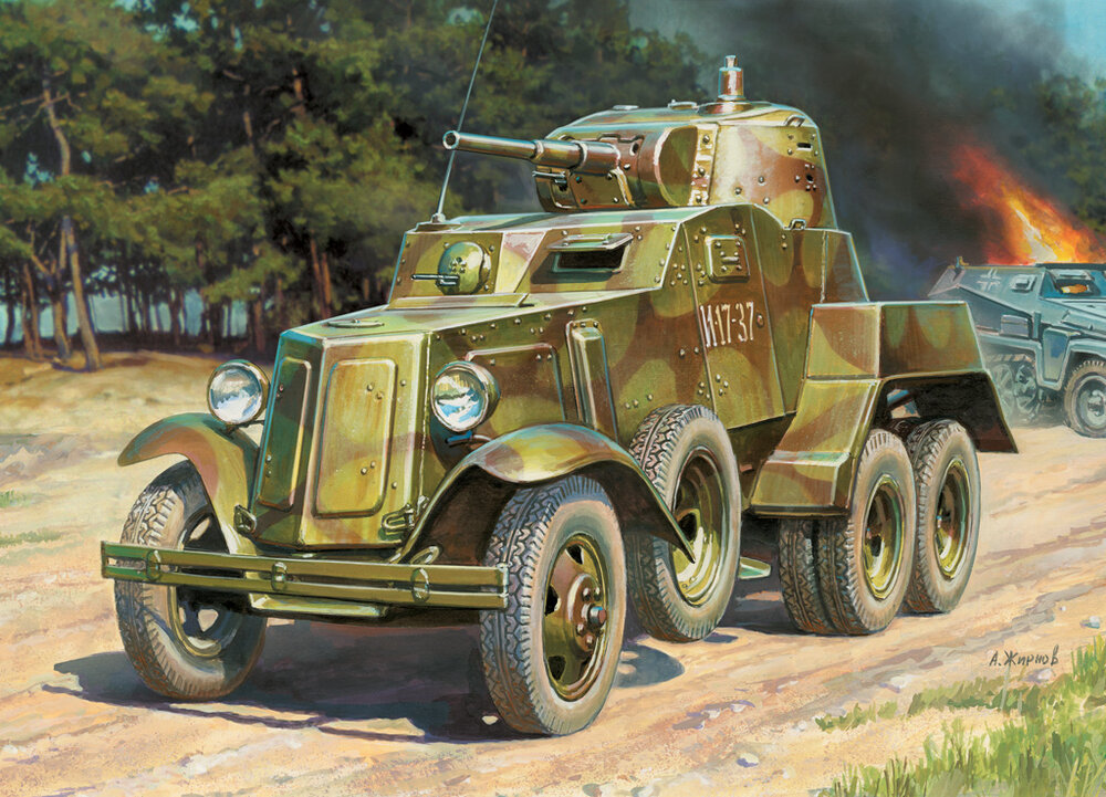 Soviet Armored Car BA-10 (1)
